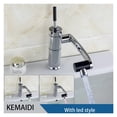 thumbnail image 2 of Kitchen Sink Faucet, Swivel 360 Temperature Sensor LED Chrome Tap, Basin Deck Mixer Faucets 92420A ,Versatile Features, 2 of 6