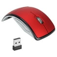 thumbnail image 1 of Ratón inalámbrico inteligente, delgado, mini, portátil, 2,4 G, con receptor USB, para oficina, ordenador portátil, tableta, color rojo, 1 of 12
