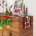 thumbnail image 3 of Red Black Buffalo Check Plaid Christmas Table Runner Seasonal Winter Holiday Kitchen Merry Xmas Dining Table Farmhouse Style Decoration 13 x 72 Inch, 3 of 5