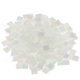 thumbnail image 2 of Piezas De Mosaico De Vidrio Cuadrado De 250x Piezas Para Artesanía De Bricolaje Blanco brillante, 2 of 9