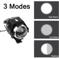 thumbnail image 4 of 2PCS U5 Motorcycle Headlights - 15W 3000LM Motorcycle Headlight with 3 Mode IP65 Waterproof Motorcycle Range 200m, 4 of 5