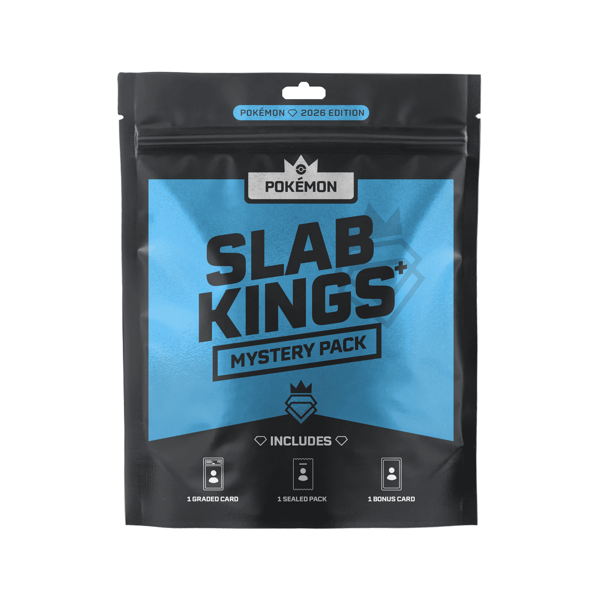2026 Slab Kings Plus Pokemon Edition – 1 Graded Card + 1 Sealed Pack + 1 Bonus Card