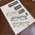 thumbnail image 2 of Y2K +4.0 Harajuku Small Square Frame Glasses Women Retro Metal Eyeglasses Clear Reading Spectacle Blue Light Blocking Eyewear 350 100|https://ae01.alicdn.com/kf/S0ce6fe12469d46c69de9972304c98322l.jpg, 2 of 4