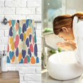 thumbnail image 7 of Yayeee 100% Cotton Hand Towels for Bathroom 16" x 28" Soft Absorbent Kitchen Towel, Colorful Clover Pattern, 7 of 7