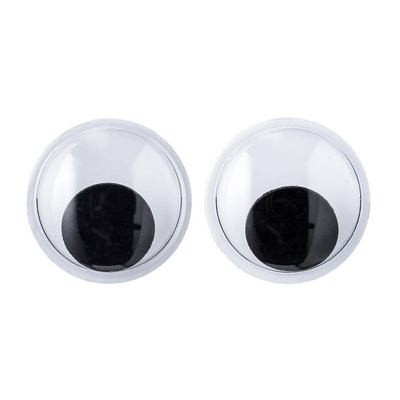 Darice Black Paste On Googly Eyes (18mm, 144 Count)