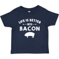 thumbnail image 3 of Inktastic Life's Better with Bacon Boys or Girls Baby T-Shirt, 3 of 5