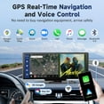 thumbnail image 3 of Pantalla portátil inalámbrica Carplay de 10.26 pulgadas con cámara de salpicadero 4K, 3 of 7