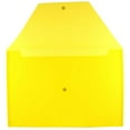 thumbnail image 2 of JAM Paper Plastic Snap Envelopes, 9.8x14.5, 12/Pack, Yellow, 2 of 3