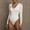 White #1, variant on Bodysuit for Women One-Piece Fashion Sexy Basics Versatile Solidleisure Long Sleeve Sexy Basics Versatile Solid Color Fashion Round-neck Tight Jumpsuit Shapewear Bodysuit Black L