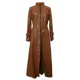 thumbnail image 4 of Abrigo de Cuero Largo Sólido Erógeno de Moda Para Mujer Otoño E Invierno Abrigo Cortavientos de Cuero de Imitación Odeerbi  ODB-6, 4 of 4