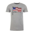 thumbnail image 2 of Home of The Free Because of the Brave Men's 4th of July Shirts, Graphic Tees - Heather Grey MH200PATRIOT S28 S, 2 of 3