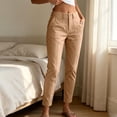 thumbnail image 2 of RYRJJ Dress Pants for Women Comfort Slim Fit Leg Skinny High Waist Pull on Slacks Pants Office Casual Work Trousers with Pockets, 2 of 6