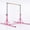 Pink, variant on Airfind Foldable Gymnastics Bar for Kids with 3 Level Adjustable Height and Bamboo Grip Bar for Home Balance and Coordination Training, Blue