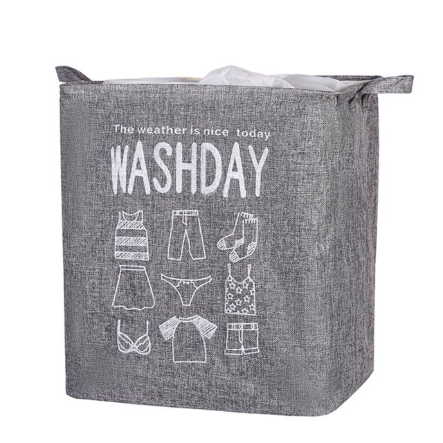 Cubo de almacenamiento de ropa cuadrado Canasta de cubo plegable para artículos diversos Caja organizadora de ropa para el hogar Herramienta Inevent HA7600-01B