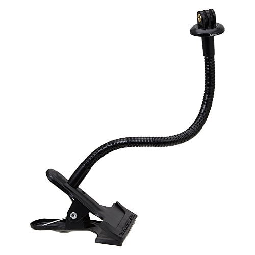 Fotodiox Gooseneck Clamp with GoTough Camera Tripod Adapter II Mount for GoPro HD Hero2, Hero3/3+ and Hero4