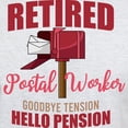 thumbnail image 3 of CafePress - Retired Postal Worker Funny Postman Hello T Shirt - Men's Classic Graphic T-Shirt, 3 of 4