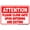 Warning Sign 3, variant on Warning Sign - Caution Do Not Play On Or Around Rocks, 8"x12" Aluminum Metal Tin Sign, Construction Safety Sign, Business Alert Sign, Outdoor Warning