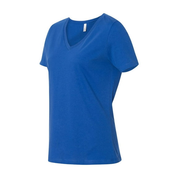 Ladies' Relaxed Jersey Short-Sleeve V-Neck T-Shirt