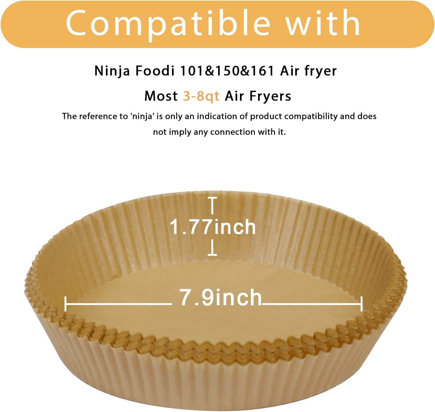 Disposable Air Fryer Paper Liner For Ninja Air Fryer Xl - Temu