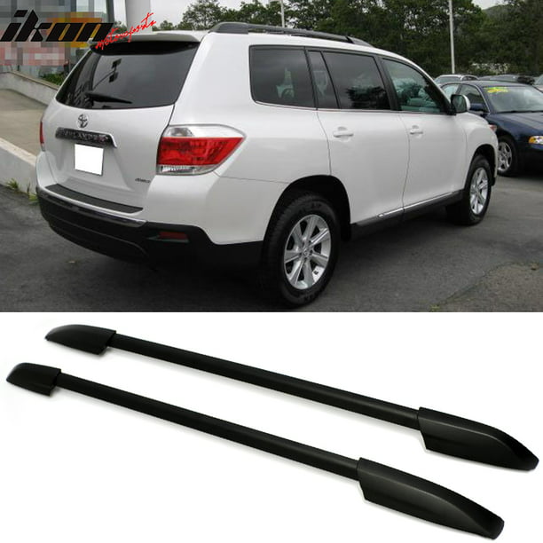 Compatible with 08-13 Toyota Highlander OE Factory Style Black Roof
