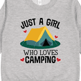 thumbnail image 3 of Inktastic Just a Girl Who Loves Camping Toddler Sweatshirt, 3 of 4