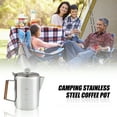 thumbnail image 2 of Stainless Steel Coffee Percolator for Campers Heat Retention Coffee Pots Large Capacity Coffee Maker for Camping, 2 of 9