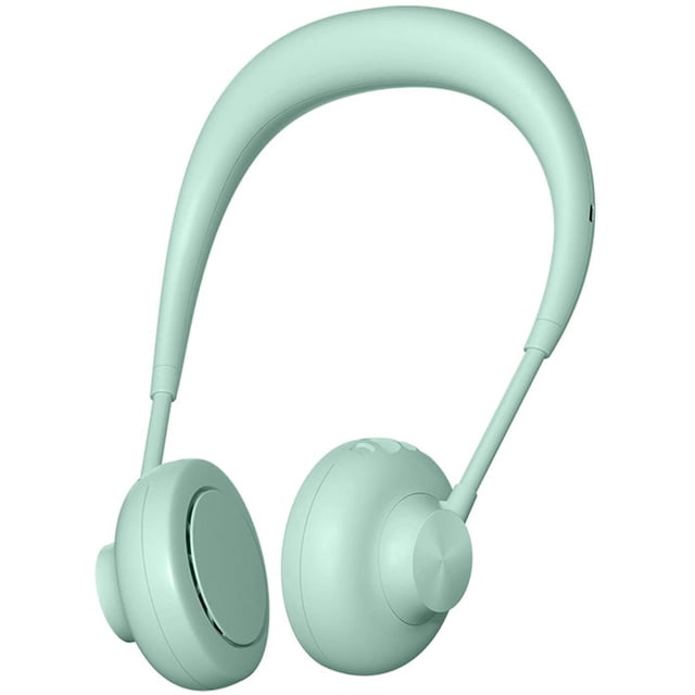 Ventilador de cuello portátil Ventilador de cuello colgante Ventilador perezoso sin hojas Ventilador eléctrico USB Mini ventilador Ventilador de cuello colgante portátil sin hojas Fácil de llevar Xemadio HMHZ458-1