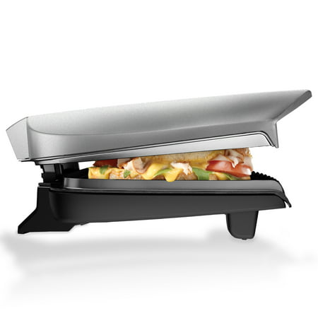 George Foreman 9-Serving Classic Plate Grill & Panini Press, Platinum, Online Only, GR2144P