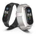 thumbnail image 2 of Correas de reloj mi band 7 Adecuado para Xiaomi pulsera 3/4/5/6/7 correa 04 línea 304 pulsera de metal de acero inoxidable Tan Jianjun unisex, 2 of 2