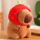 thumbnail image 1 of Capybara-llavero de animales de peluche Kawaii, juguete de felpa esponjoso con tortuga de fresa, pulsera Slap, regalo de cumpleaños, 1 of 4