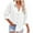 White, variant on SnZhen Long Sleeve Tops for Women Women's Solid Color Long Sleeved Shirt Top Lapel Casual Button Up Shirt
