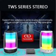 thumbnail image 5 of Colorful Bluetooth speaker LED lightemitting speaker pulsating portable home subwoofer desktop smart audio, 5 of 5