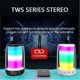thumbnail image 5 of Colorful Bluetooth speaker LED lightemitting speaker pulsating portable home subwoofer desktop smart audio, 5 of 5