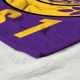 thumbnail image 4 of LSU NCAA Apex Silk Touch Sherpa Throw 50x60 inches, 4 of 5