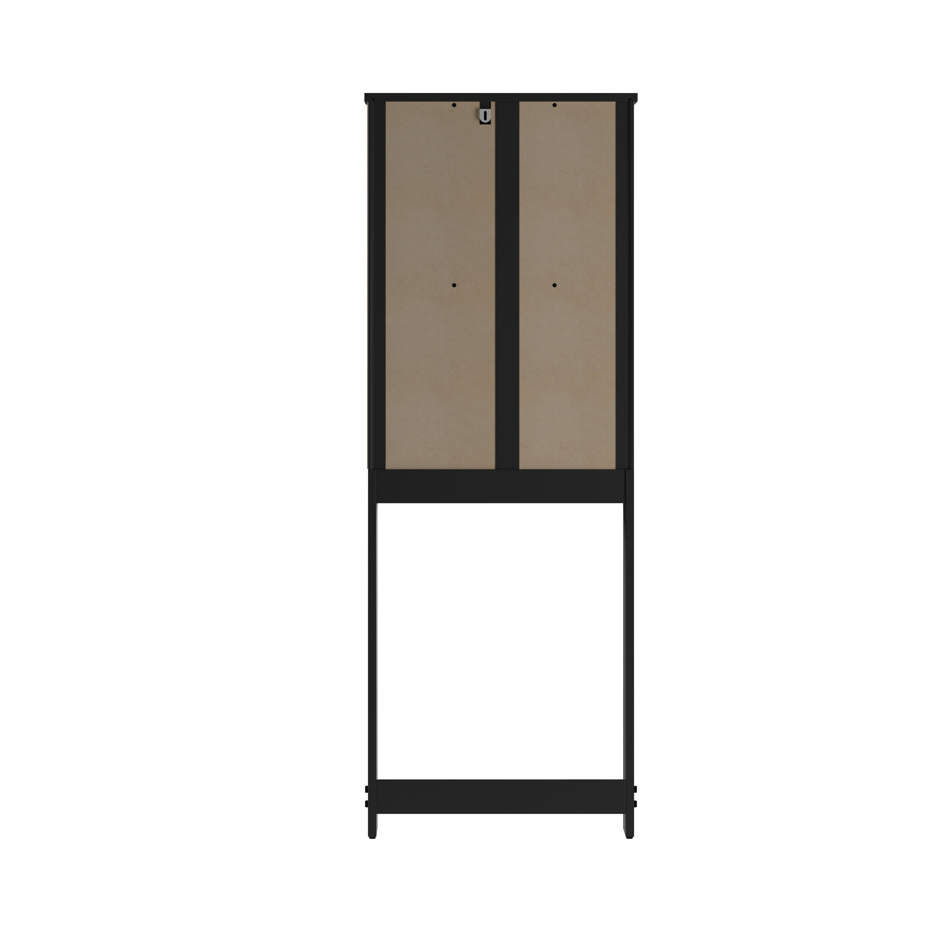 Mainstays Ardent Over-the-Toilet Bathroom Storage Cabinet, Black