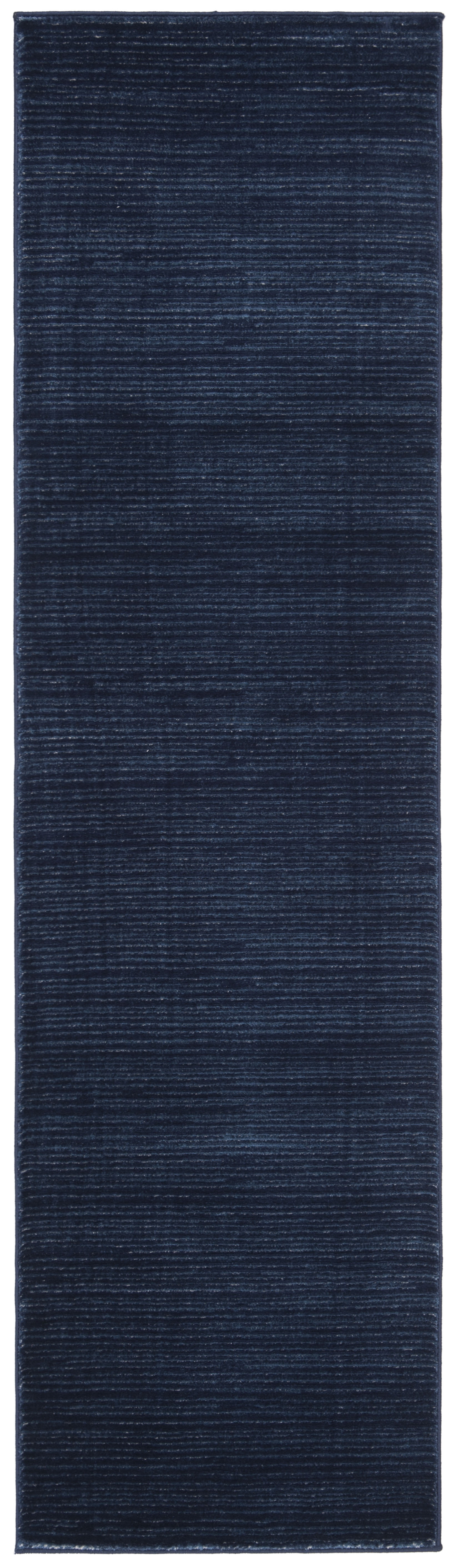 SAFAVIEH Vision Adrasteia Overdyed Solid Runner Rug, Navy, 2'2" x 6' - Modern Design, Navy, Non-Shedding & Easy Cleaning, Ideal for Living Room, Bedroom, Dining Space, Entryway, Hallway, Kitchen