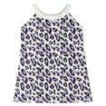 thumbnail image 4 of Hrsba Kids Summer Dress,Casual Sleeveless Dress for Girls,Toddler Kids Girls Cute Leopard Sleeveless Camisole Dress A Line Suspenders Wrinkle Dress, 4 of 5