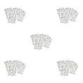 thumbnail image 1 of Maoww 9piece Elegant And Easy-to- Black Transparent Sticker For Bathroom Container Suitable For Various 5Set, 1 of 6