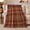 Terracotta Plaid, variant on Autumn Plaid Pumpkin Living Room Decorative Accent autumn celebration, Warm Flannel Blanket for Ranch House and Living Room, Festive autumn celebration Scene, Art Lovers autumn celebration Gift