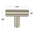 thumbnail image 6 of (2 pack) Better Homes & Gardens 1-9/16" (40 mm) Bar Knob, Satin Nickel, 2 Pack, 6 of 10