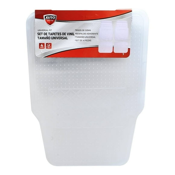 Set de 4 Tapetes Auto Drive de Vinil Transparente para Coche