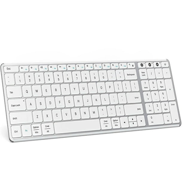 Seenda MultiDevice Bluetooth Wireless Keyboard, Compatible with Apple