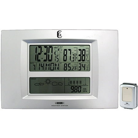 Geneva Digital LCD Clock & Weather Station