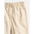 thumbnail image 2 of Wonder Nation Baby Girl Woven Joggers, Sizes 0-24 Months, 2 of 3