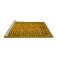 thumbnail image 2 of Ahgly Company Machine Washable Indoor Rectangle Southwestern Yellow Country Area Rugs, 7' x 9', 2 of 4