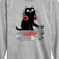 thumbnail image 3 of Instant Message - DJ Cat - Toddler & Youth Long Sleeve Graphic T-Shirt, 3 of 6