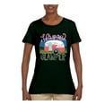 thumbnail image 3 of Happy Glamper | Fancy Camping Camper Van Caravan | Nature Lover Womens T-Shirt, Forest Green, 2XL, 3 of 5