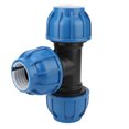 thumbnail image 2 of Tee Connector,PE Plastic Water Pipe Water Pipe Connector Water Pipe Tee Connector Exquisite Design, 2 of 8