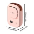 thumbnail image 2 of InsCrazy Small Fan Portable Fan Bladeless USB Charging Mini High Wind Bladeless Waist Hanging, 2 of 6