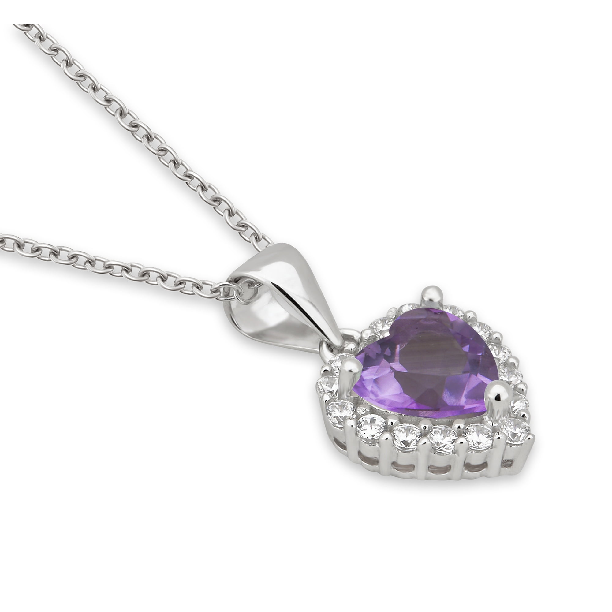 Arista 1/2 Carat T.W. Cubic Zirconia Women's Pendant & Earring Set in Sterling Silver, 18"